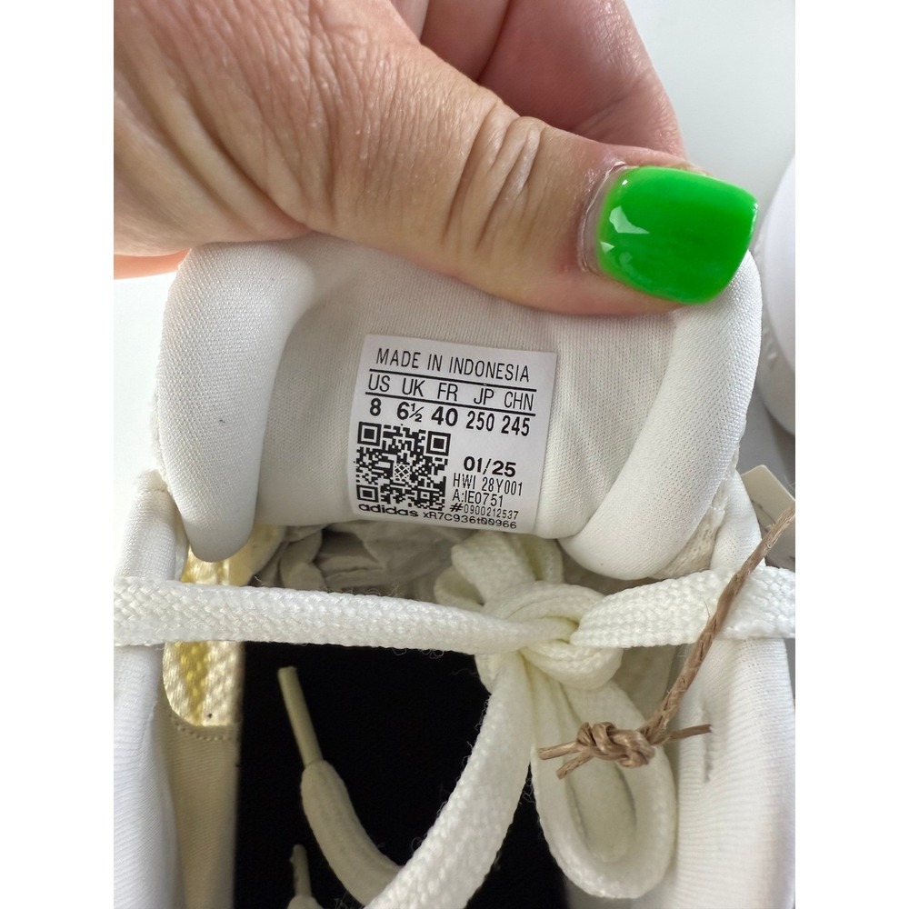Adidas Runfalcon 3.0 W Womens‎ Running Shoes White Gold Leopard Size 8 New Box - Picture 3 of 11